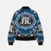 Bomber réversible en nylon imprimé Bomber réversible en nylon imprimé