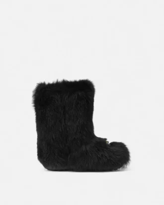 Bottes en peau lainée Gianni Ribbon