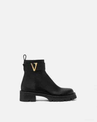 Bottines en cuir V