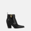 Bottines en cuir V 85 mm