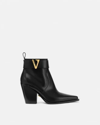 Bottines en cuir V 85 mm