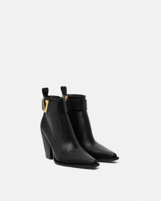 Bottines en cuir V 85 mm