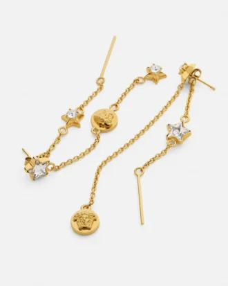 Boucles d&rsquo;oreilles pendantes Medusa Star en cristal