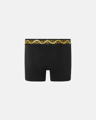 Boxer long en jersey de coton imprimé