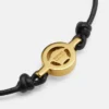 Bracelet en cuir et cristal Medusa 95