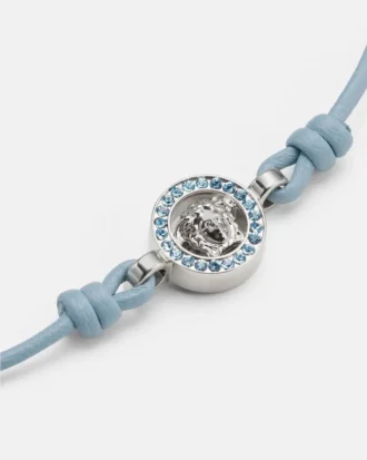 Bracelet en cuir et cristal Medusa 95 Bracelet en cuir et cristal Medusa 95
