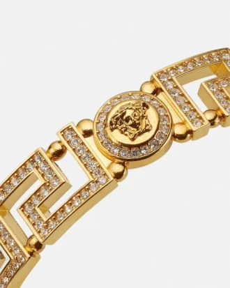 Bracelet manchette Greca Crystal