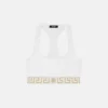 Brassière en jersey de coton à encolure dégagée Brassière en jersey de coton à encolure dégagée