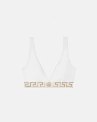 Brassière triangle en jersey de coton