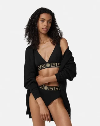 Brassière triangle en jersey de coton