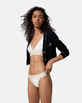 Brassière triangle en jersey de coton