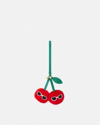 Breloque cerises duveteuses