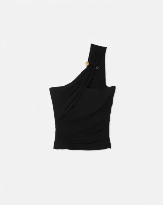 Bustier asymétrique à épingle de sûreté