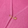 Cardigan ajusté en maille côtelée avec épingle de sûreté Cardigan ajusté en maille côtelée avec épingle de sûreté