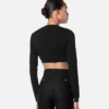 Cardigan court en maille viscose stretch jacquard Cardigan court en maille viscose stretch jacquard