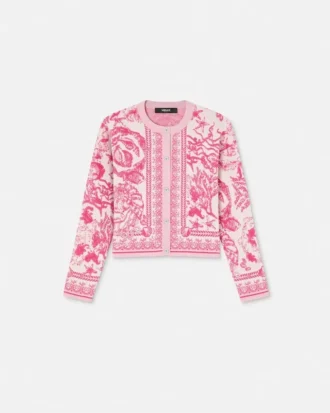 Cardigan en maille Underwater Barocco