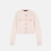 Cardigan en mohair jacquard Cardigan en mohair jacquard