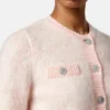 Cardigan en mohair jacquard Cardigan en mohair jacquard