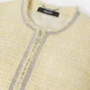 Cardigan en tweed cristallisé