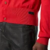 Cardigan polo en maille de soie et coton Cardigan polo en maille de soie et coton