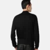 Cardigan polo en maille de soie et coton Cardigan polo en maille de soie et coton