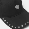 Casquette de baseball en coton embellie