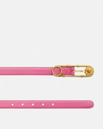 Ceinture en cuir avec boucle Safety Pin 2 cm