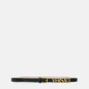 Ceinture en cuir avec logo Versace 1,5 cm