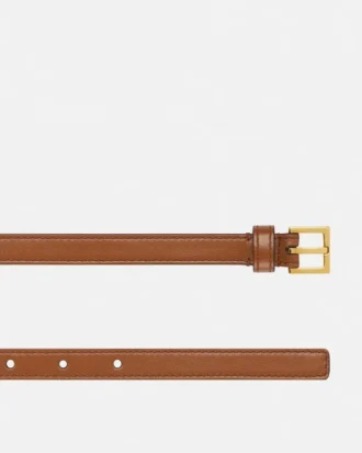 Ceinture en cuir avec logo Versace 1,5 cm
