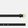 Ceinture en cuir avec logo Versace 1,5 cm