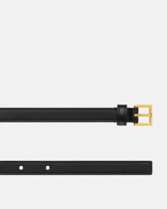Ceinture en cuir avec logo Versace 1,5 cm