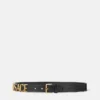 Ceinture en cuir avec logo Versace 2,5 cm