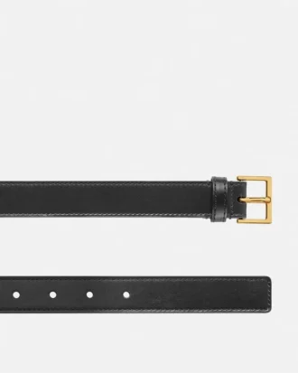 Ceinture en cuir avec logo Versace 2,5 cm