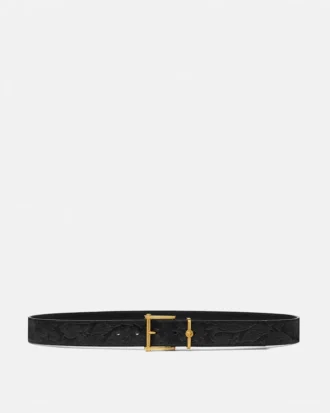 Ceinture en cuir Barocco 3 cm
