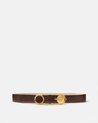 Ceinture en cuir à boucle Safety Pin 3 cm