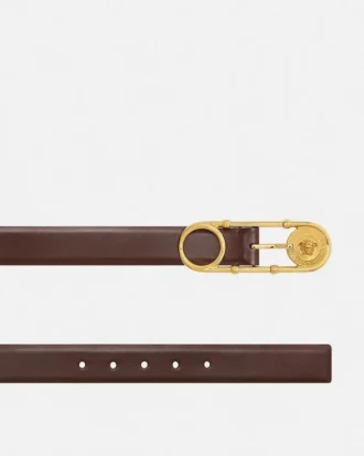 Ceinture en cuir à boucle Safety Pin 3 cm