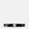 Ceinture en cuir cloutée La Medusa 4 cm Ceinture en cuir cloutée La Medusa 4 cm