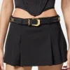 Ceinture en cuir embellie Medusa Heritage 3 cm Ceinture en cuir embellie Medusa Heritage 3 cm