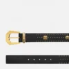 Ceinture en cuir embellie Medusa Heritage 4 cm Ceinture en cuir embellie Medusa Heritage 4 cm