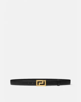 Ceinture en cuir Greca 3 cm