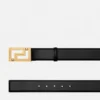 Ceinture en cuir Greca  4 cm