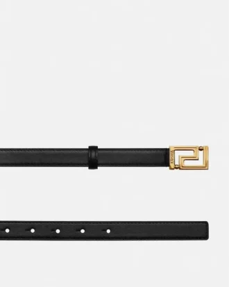 Ceinture en cuir Greca Goddess 2 cm