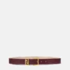 Ceinture en cuir Greca Goddess 3 cm