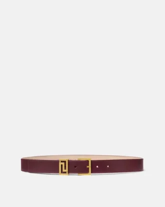 Ceinture en cuir Greca Goddess 3 cm