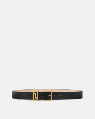 Ceinture en cuir Greca Goddess 3 cm