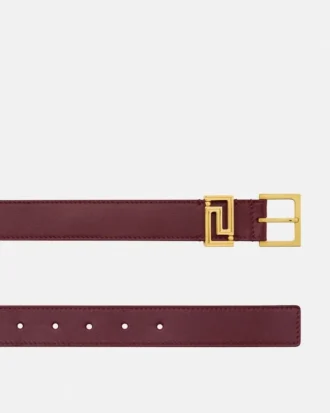 Ceinture en cuir Greca Goddess 3 cm