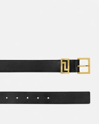 Ceinture en cuir Greca Goddess 3 cm