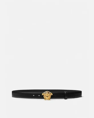 Ceinture en cuir La Medusa 3 cm