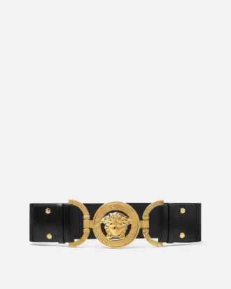 Ceinture en cuir Medusa 95 6 cm