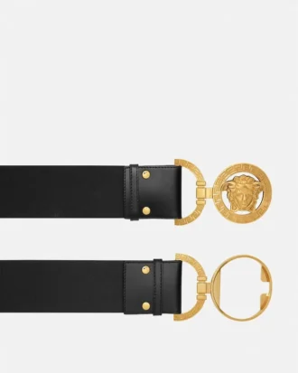 Ceinture en cuir Medusa 95 6 cm